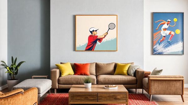 Idées pour insérer des posters de sport dans votre déco